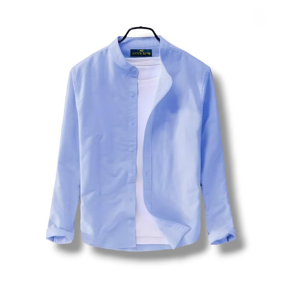 Band Collar Shirt