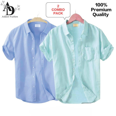 Premium short sleeve Shirt 2 piece combo For Men