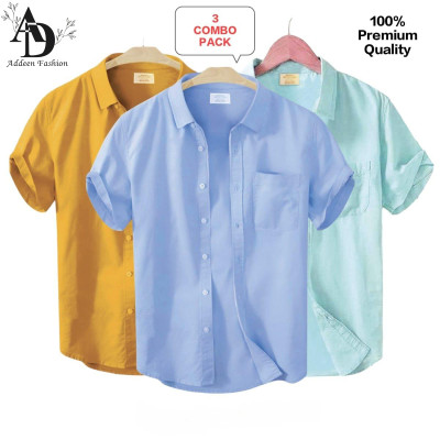 Premium short sleeve Shirt 3 pis combo For Men