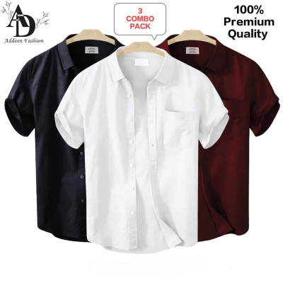 Premium short sleeve Shirt 3 pis combo For Men