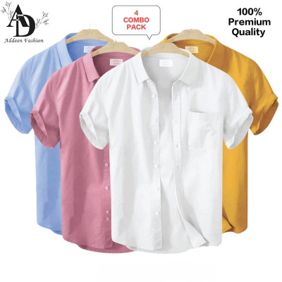 Premium short sleeve Shirt 4 pis combo For Men